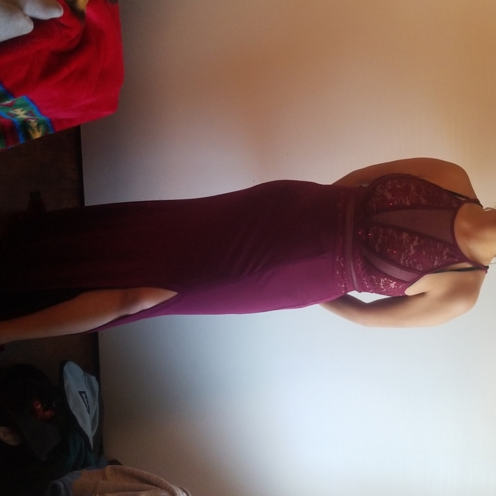 Maroon Prom Dress